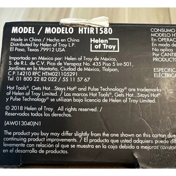 Hot Tools Signature Series Gold Flipperless Curling Iron Wand 1.5 Inch - Picture 4 of 4